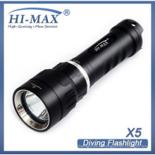 Luz fluorescente impermeable Cree XM-L U2 llevó linterna de la antorcha